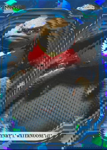 2024 TOPPS CHROME DISNEY SAPPHIRE HENRY J. WATERNOOSE III #91 MONSTERS INC