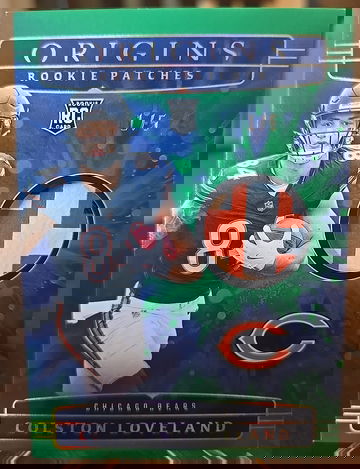 COLSTON LOVELAND 2025 Panini Origins Rookie Patches Green RC #1/5