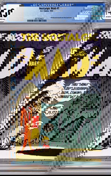 MAD #1 CGC 4.0 AKA THE NOSTALGIC MAD #1 WOOD & KURTZMAN ART 20TH ANNIV REPRINT 1952-1972