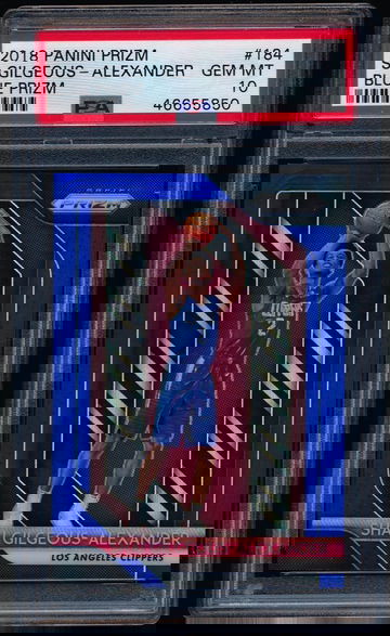 Shai Gilgeous Alexander 2018 Prizm Blue RC /199