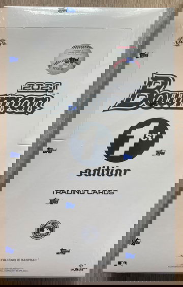 2021 Bowman 1st First Sealed Hobby Box 