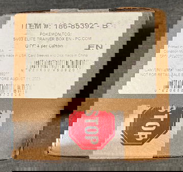 Obsidian Flames Pokémon Center ETB