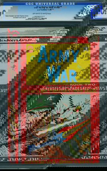 OUR ARMY AT WAR #148, CGC 8.0 VF