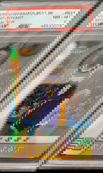 1996 Kobe Bryant Rookie Refractor!  Bowman Best Refractor