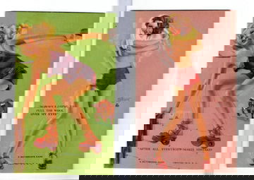 1945 Mutosope Artist's Pinups Lot of 8 Each from Vending