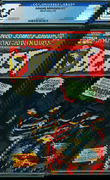 AMAZING ADVENTURES #17, CGC 8.5 VF+