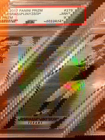 2017 Panini Prizm DeShaun Watson Silver RC PSA 9