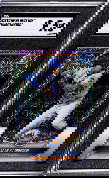 2023 Bowman Chrome #55 Mark Vientos SGC 9.5