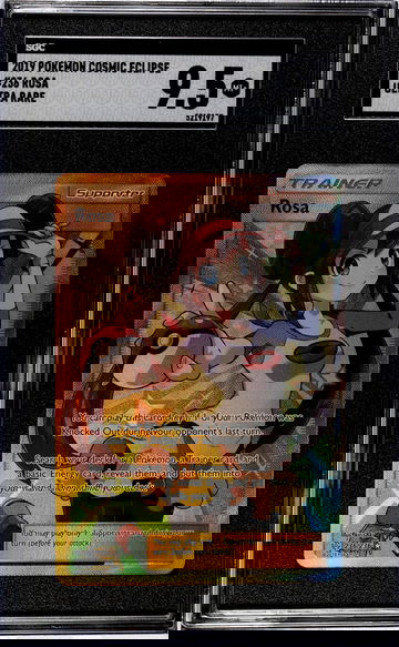 2019 Pokemon Cosmic Eclipse #236 Rosa Ultra Rare SGC 9.5