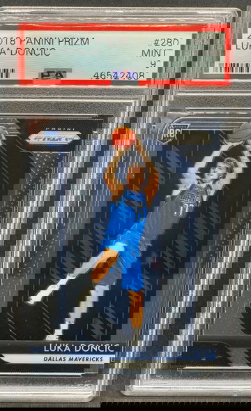 Luka Doncic 2018 Panini Prizm #280 Rookie PSA 9