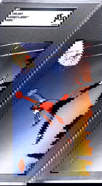 1985 Nike Michael Jordan Promo SGC Mint 9