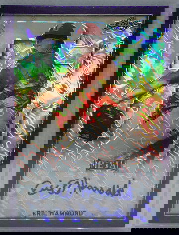 2020 Eric Hammond Leaf Perfect Game Metal Proof Marble Purple Auto 1/1 USC