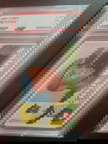 1960 Topps Ernie Banks PSA 3