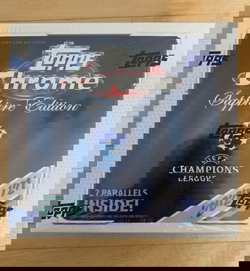 2020-2021 Topps Chrome Sapphire UEFA Champions League Hobby Box