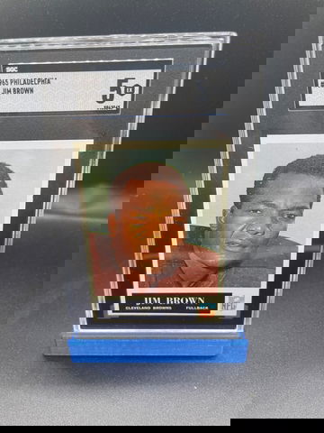 1965 Philadelphia Jim Brown SGC 5