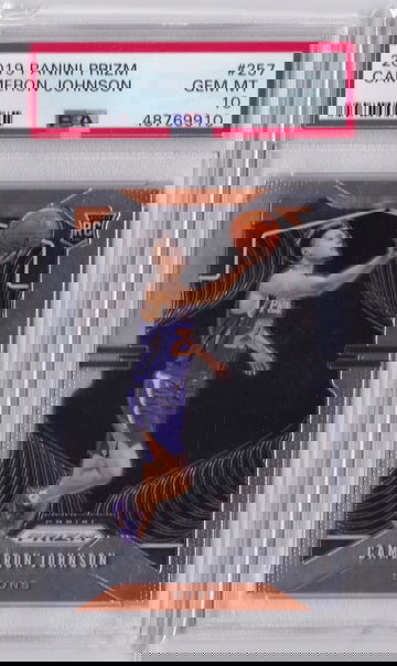 Cameron Cam Johnson 2019 Prizm PSA 10