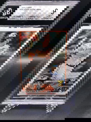 2023 Topps Adley Rutschman Rookie Cup Rookie Card #250 BGS 9 