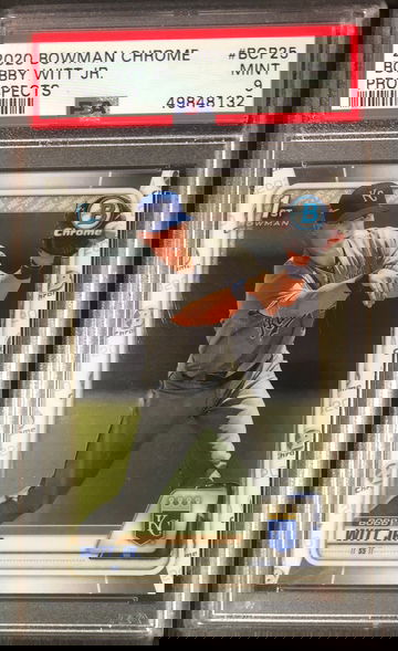 2020 Bowman Bobby Witt Jr. Chrome PSA 9 Mint