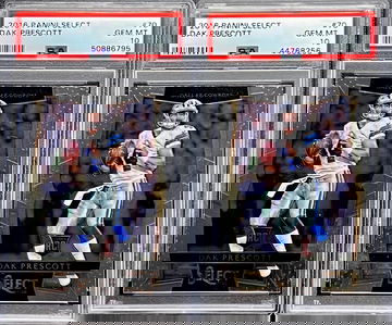 2016 Dak Prescott (Lot of 2) Panini Select #70 PSA 10 GEM MT