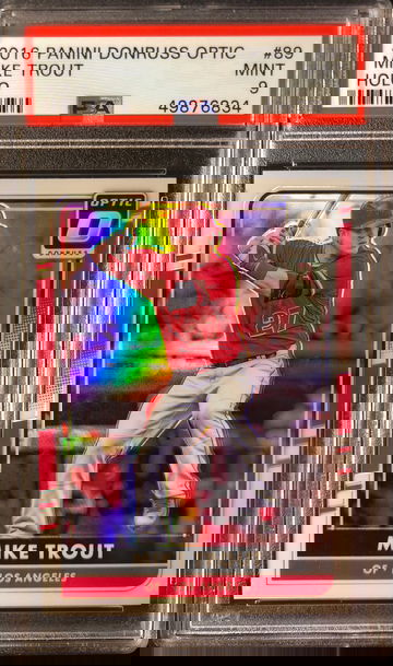 2016 Panini Donruss Optic Mike Trout Holo PSA 9