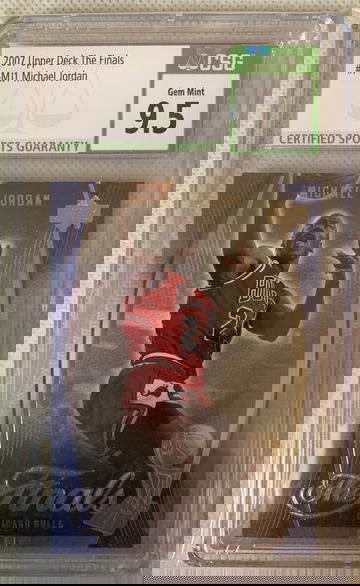 2007 UPPER DECK THE FINALS MICHAEL JORDAN CSG 9.5 GEM MINT 