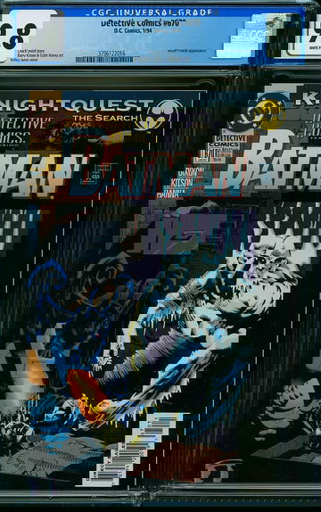 DETECTIVE COMICS #670, CGC 9.8 NM/MT