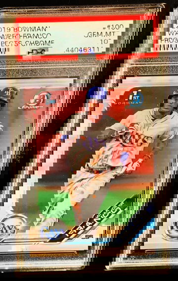 2019 Bowman Chrome Wander Franco 1st Chrome RC PSA 10