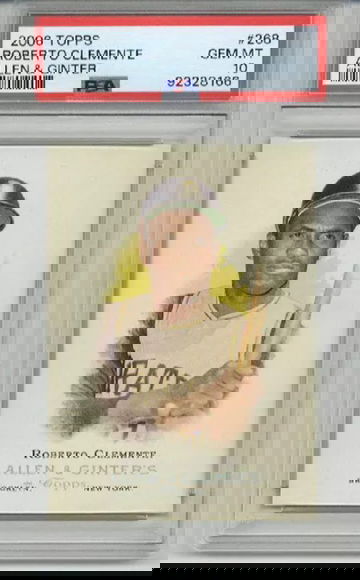 2006 TOPPS ALLEN & GINTER #268 ROBERTO CLEMENTE PITTSBURGH PIRATES PSA 10 RARE