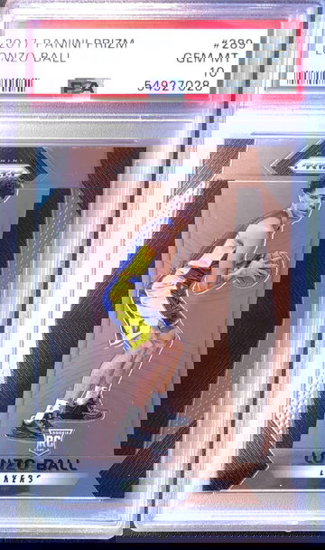 2017 Panini Prizm Lonzo Ball 289 RC Rookie PSA 10 Gem Mint