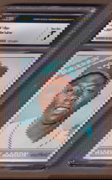 1966 Topps #500 Hank Aaron CSG 7