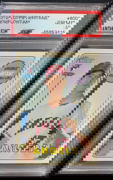 2018 Topps Heritage Shohei Ohtani PSA 10