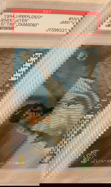 1994 Upper Deck Derek Jeter Electric Diamond PSA 9 