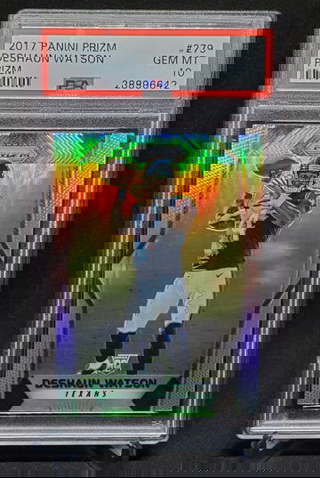 2017 Prizm Silver Deshaun Watson PSA 10