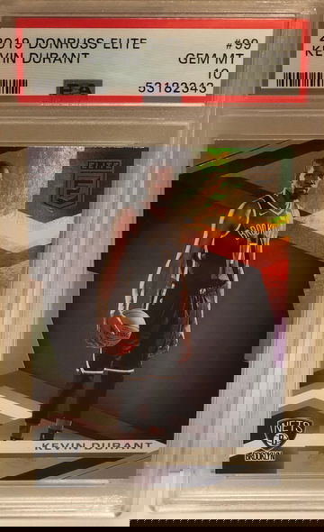 2019 Kevin Durant Donruss Elite PSA 10