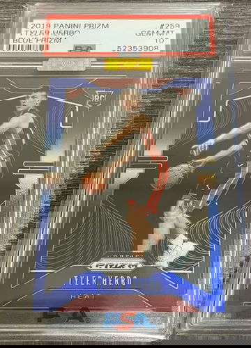 Tyler Herro Prizm Blue /199 PSA 10! 