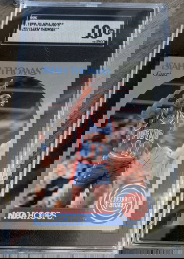 1990 NBA Hoops 111 Isiah Thomas SGC 10