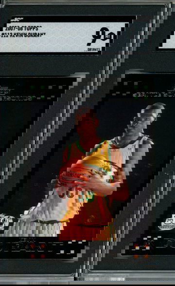 KEVIN DURANT 2007 Topps #112 SGC 9 MINT Rookie