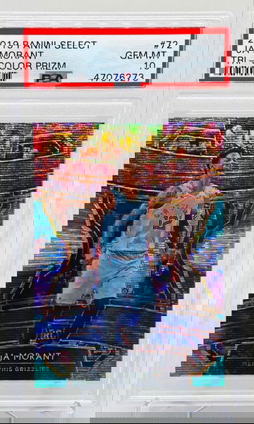 Ja Morant Select Concourse Tri Color Prizm PSA 10