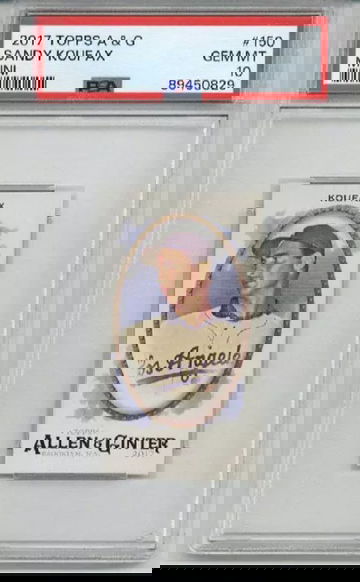 2017 TOPPS ALLEN & GINTER MINI #150 SANDY KOUFAX CARD DODGERS PSA 10 LOW POP