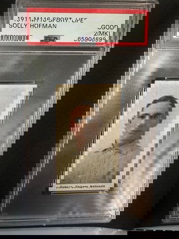 1911 M116 SPORTING LIFE SOLLY HOFMAN PSA 2MK