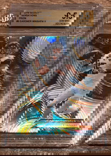 GARDNER MINSHEW II 2019 Panini Select SILVER PRIZM SENSATIONS 9 BGS 9.5 GEM MINT POP 60