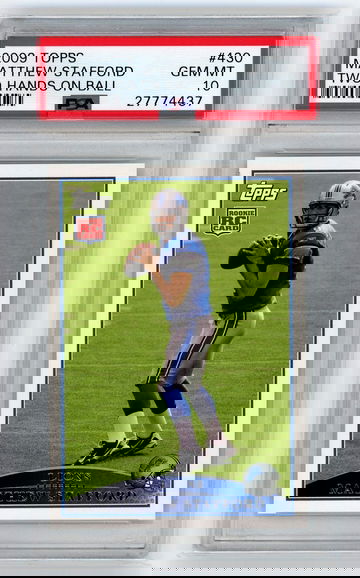 Matthew Stafford topps variation rookie