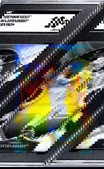 2020 Select Justin Herbert #44 Silver Prizm