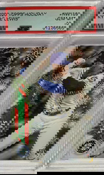 2020 Topps Holiday Kyle Lewis PSA 10