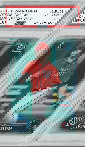 2016 Bowman Draft Carter Kieboom #BDC16 PSA 10