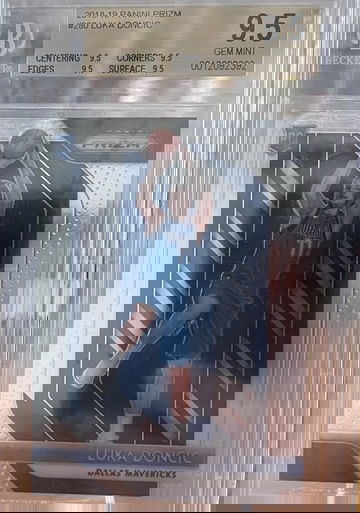 Luka Doncic 2018 Prizm Quad 9.5 Gem 