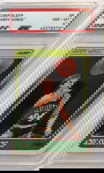 1988 Fleer Danny Ainge PSA 8