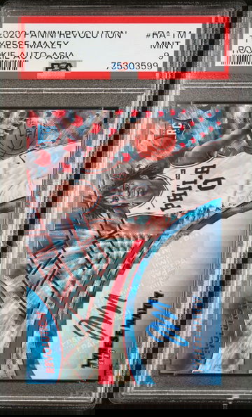 2020 Revolution Tyrese Maxey Rookie Auto Asia PSA 9 RA-TM