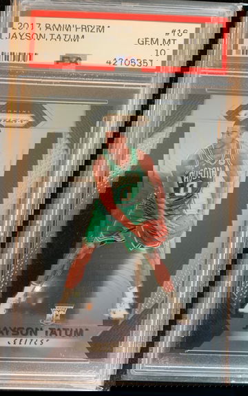 2017 Prizm Jayson Tatum PSA 10
