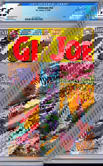 DC SHOWCASE #53 CGC 7.5 *FIRST GI JOE APP IN COMICS* JOE KUBERT COVER & ART 1964